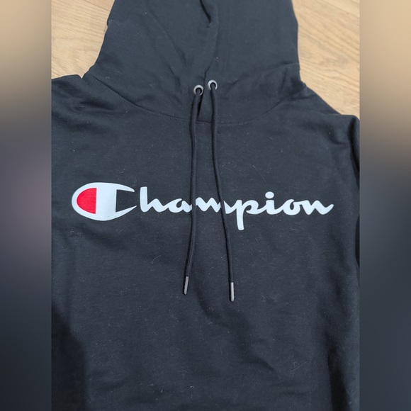 NWOT Champion Black Hoodie - Picture 2 of 4